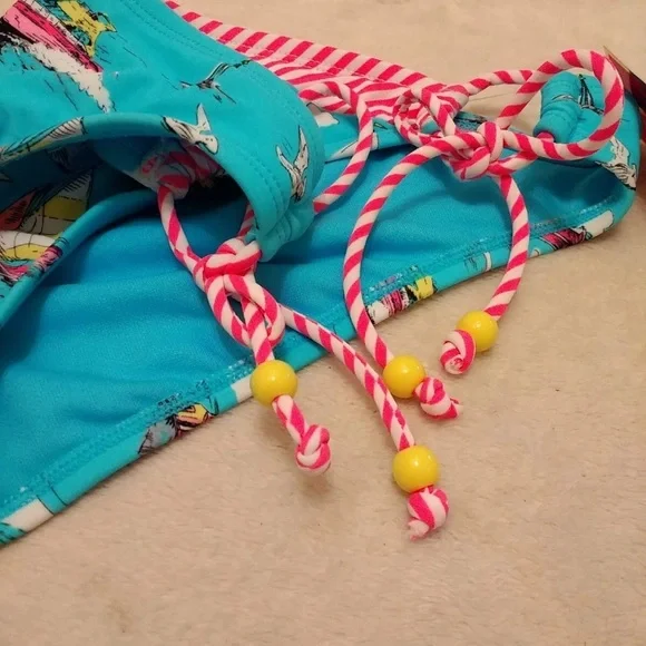Candie's Vibrant Sailboat Nautical Bikini Bottom - Picture 10 of 11